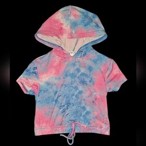 Nwot cropped hooded top